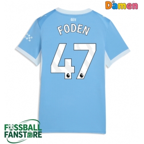 Manchester City Phil Foden #47 Replik Heimtrikot Damen 2026-27 Kurzarm